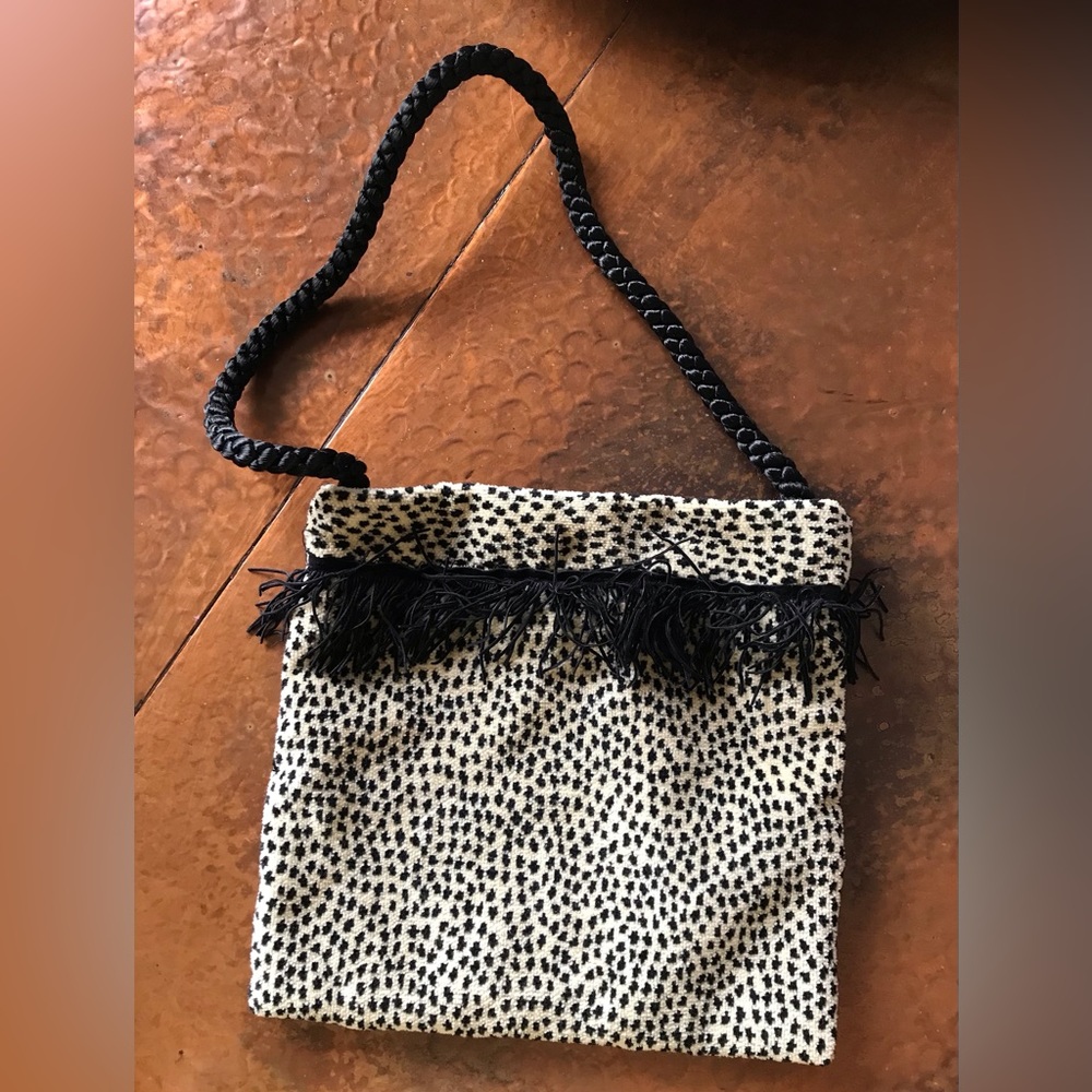 EUC fashionable cheetah print purse